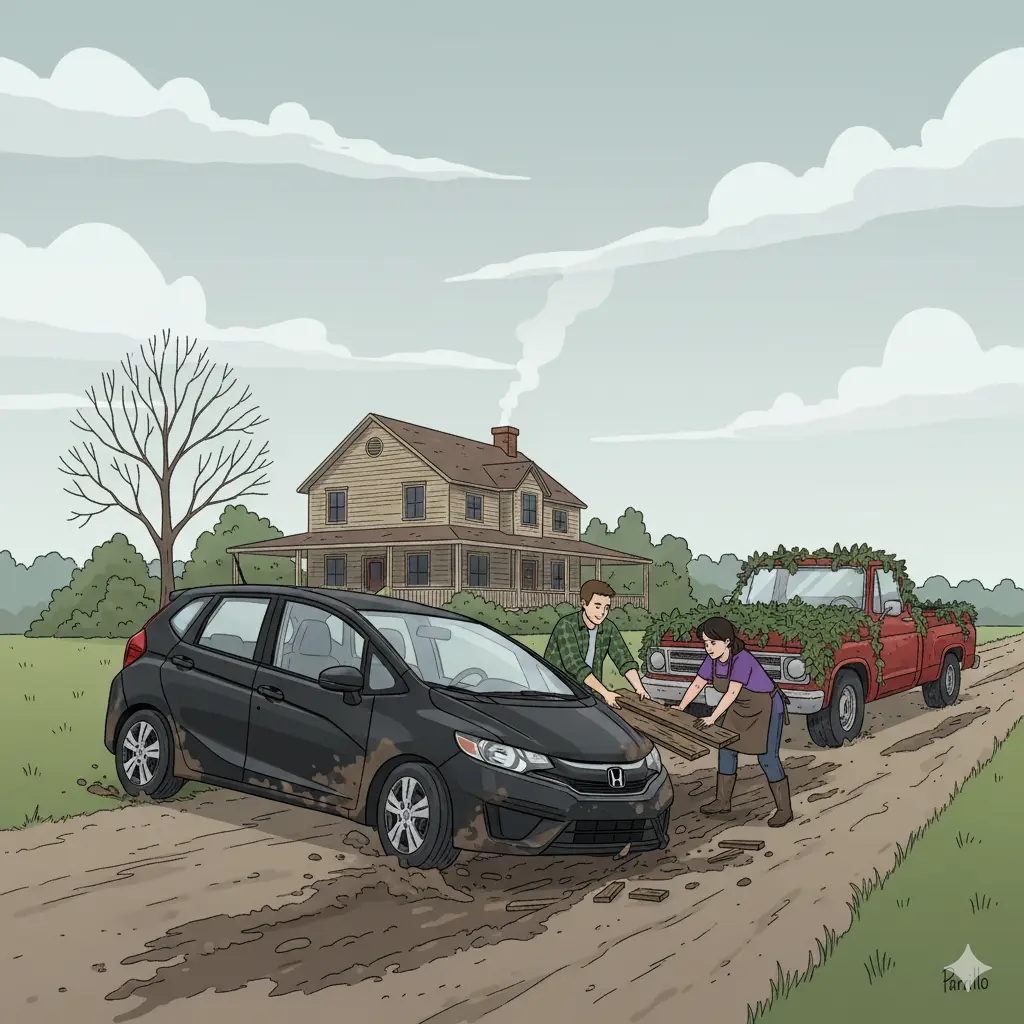 A trip to Shana’s house: The monstrous ditch!